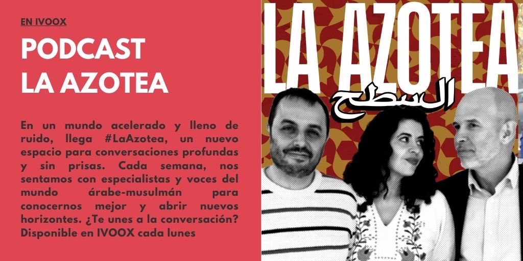 Empezamos este 2025 con muchas sorpresas, entre ellas este podcast que lanzamos <a href="/leila_na/">Leila</a>, <a href="/davidperejil/">David Perejil</a> y yo mismo: La Azotea. Cada lunes saldrá un nuevo episodio analizando la actualidad del Magreb y Oriente Medio, pero tmb hablaremos de literatura, música y muchas cosas más