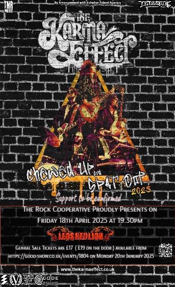 John Burdis (@jburdis) on Twitter photo Very happy to add another gig to the months ahead. This one is <a href="/KarmaEffectUK/">The Karma Effect</a> coming back to their spiritual home 'Leo's Red Lion' and once again, organised by <a href="/therockcoop2024/">The Rock Cooperative 2024</a> Very happy to add another gig to the months ahead. This one is <a href="/KarmaEffectUK/">The Karma Effect</a> coming back to their spiritual home 'Leo's Red Lion' and once again, organised by <a href="/therockcoop2024/">The Rock Cooperative 2024</a>
