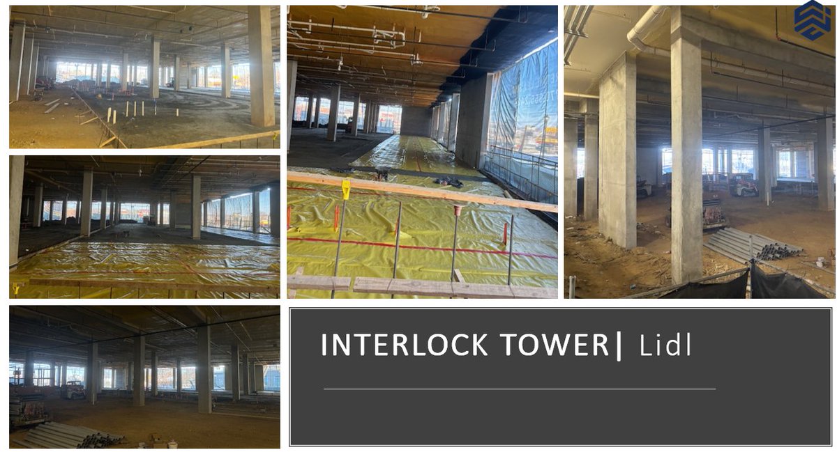 We're thrilled to share an exciting construction update for the highly-anticipated grocer, <a href="/LidlUS/">Lidl US</a>, coming to Interlock Tower. Teams have started the slab pouring process to prepare the foundation and walls will start going up very soon. Stay tuned for more updates coming soon!