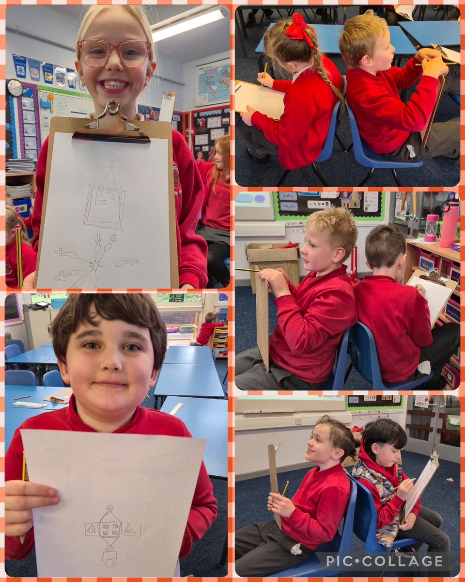 #DosbTLlewJones Buon ni’n dilyn algorithmau heddiw er mwyn tynnu lluniau gyda phartner. ✏️ / We have been following algorithms to draw pictures with a partner. #TGChygc #Codioygc
