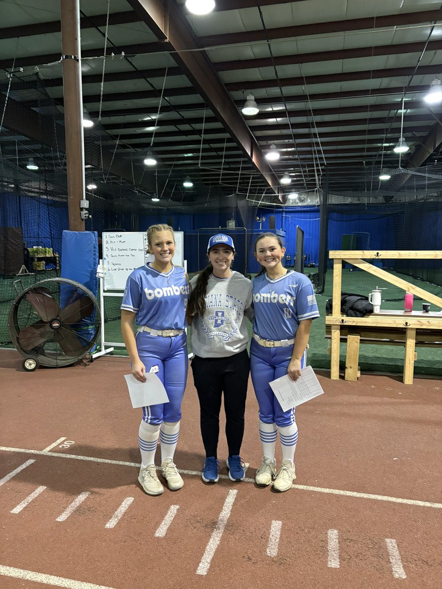 Kylie McRoberts (@kyliemcroberts2) on Twitter photo Thank you so much <a href="/IndStSoftball/">Indiana State Softball</a> for hosting another great camp and thank you to <a href="/CoachWThees/">Windy Thees</a> and <a href="/kiley_goff16/">Kiley</a> !! I had a great time learning new situational techniques and getting to talk to the current players about how to manage being a student athlete! Thank you so much <a href="/IndStSoftball/">Indiana State Softball</a> for hosting another great camp and thank you to <a href="/CoachWThees/">Windy Thees</a> and <a href="/kiley_goff16/">Kiley</a> !! I had a great time learning new situational techniques and getting to talk to the current players about how to manage being a student athlete!
