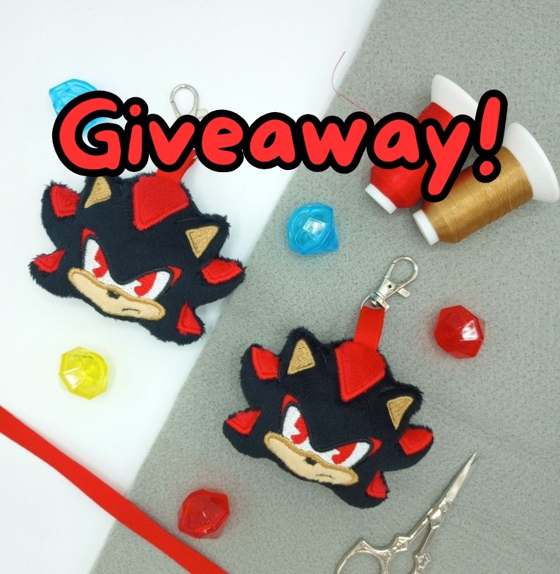 PlushbaeCrafts's tweet image. 🖤Shadow the Hedgehog Plushie Keychain Giveaway🖤

To Enter:
✨FOLLOW me 
✨RT and LIKE this post
✨TAG a friend (or me!), up to 5 tags, all in one comment please!

Ends JANUARY 27, 11pm EST

More info and bonus entries below⬇️