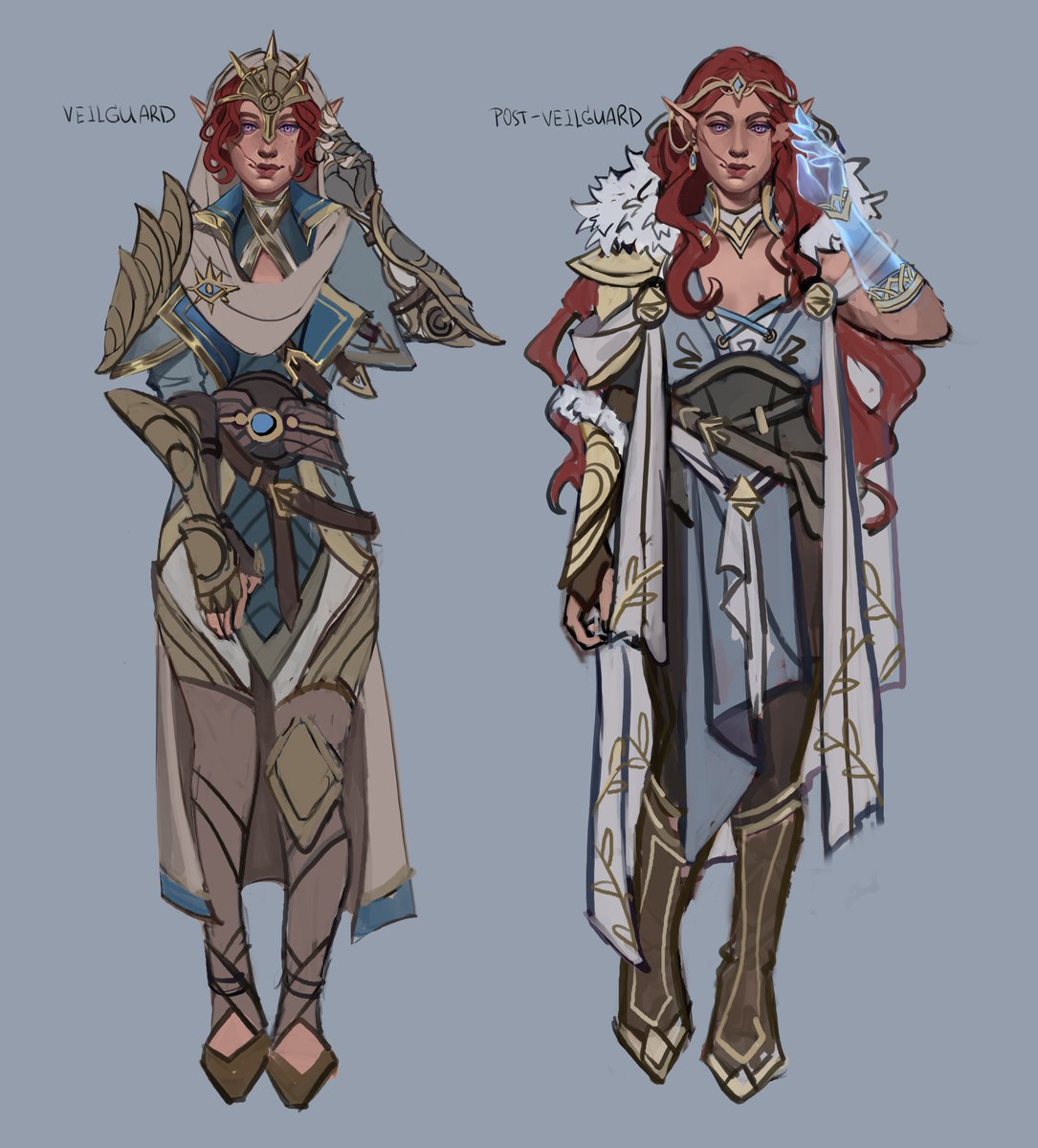 SitoriC's tweet image. outfits for my inquisitor for veilguard and post-veilguard times #dragonage