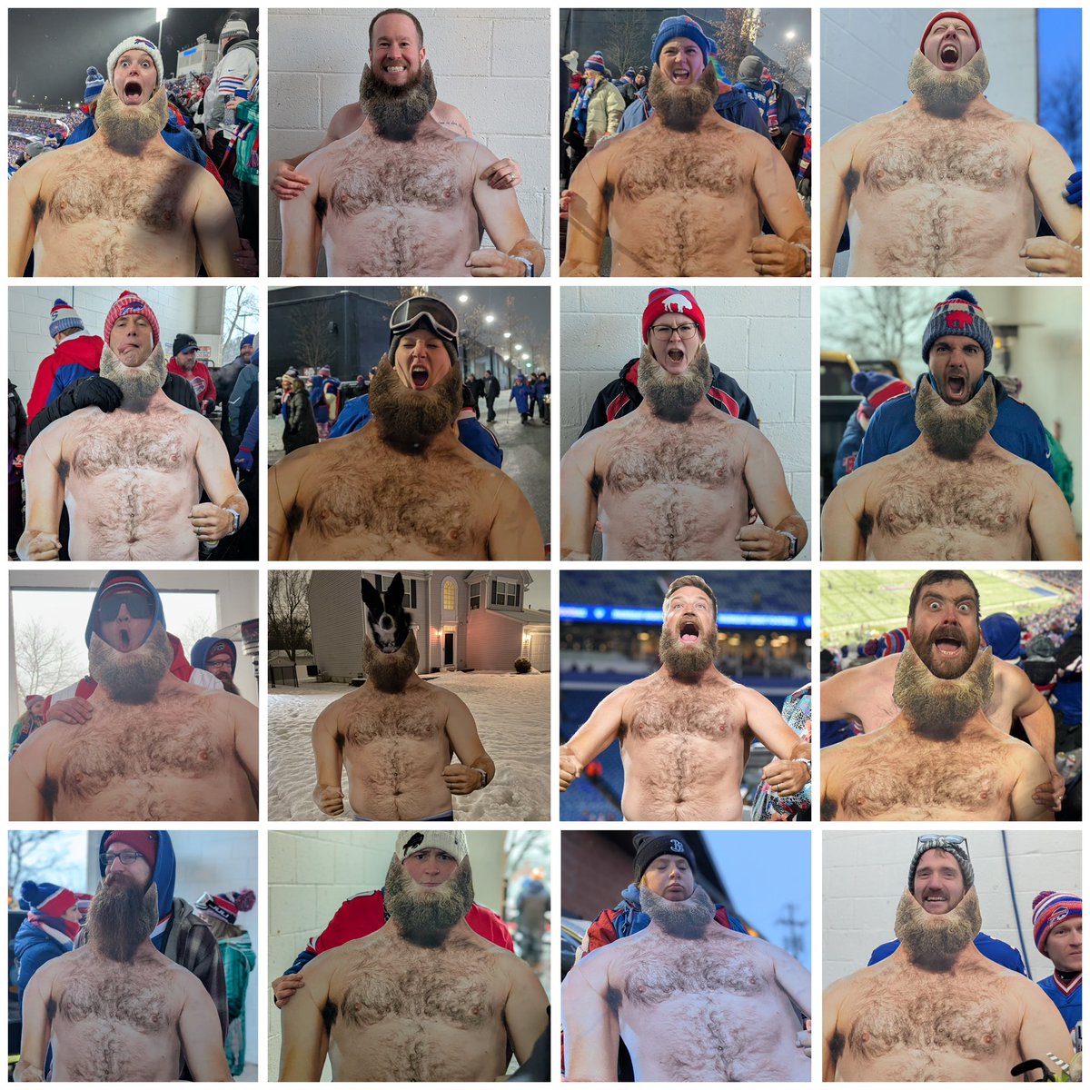 Good luck finding the real <a href="/FitzMagic_14/">Ryan Fitzpatrick</a> in this sea of chest hair and sex appeal #gobills