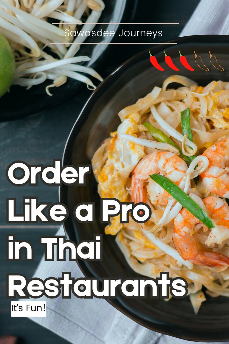 AnarchyChoco's tweet photo. Heading to Thailand? Learn essential Thai words to order food like a pro! 🥢 From adjusting spice levels 🌶️ to dining etiquette tips, this quick guide has it all.

 ▶️ https://t.co/6SkO4C0jk1

#LearnThai #TravelTips #ThailandAdventures #ThaiFood #LanguageLearning https://t.co/hYNWKsHENN