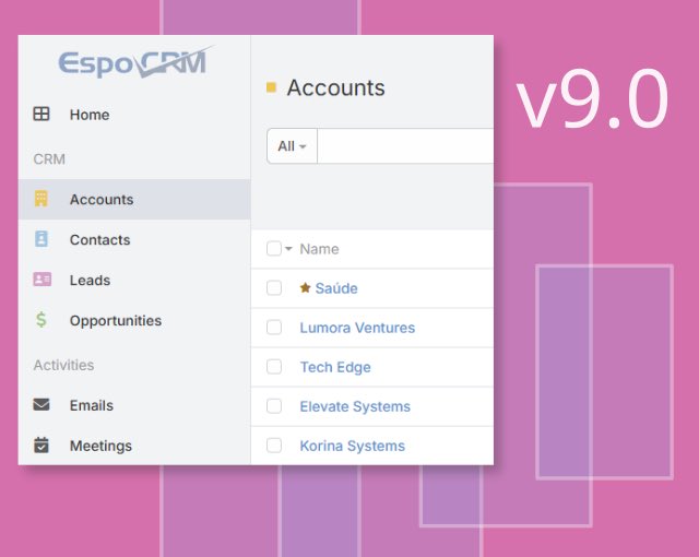 EspoCRM 9.0 is here! Collaborate on records with teammates, react to Stream posts, use Web-to-Lead forms, and more. Check out details in the blog post (espocrm.com/blog/espocrm-9…) and ⭐️ us on GitHub! (github.com/espocrm/espocr…)

#EspoCRM #OpenSource #CRM #Release
#OpenSourceCRM