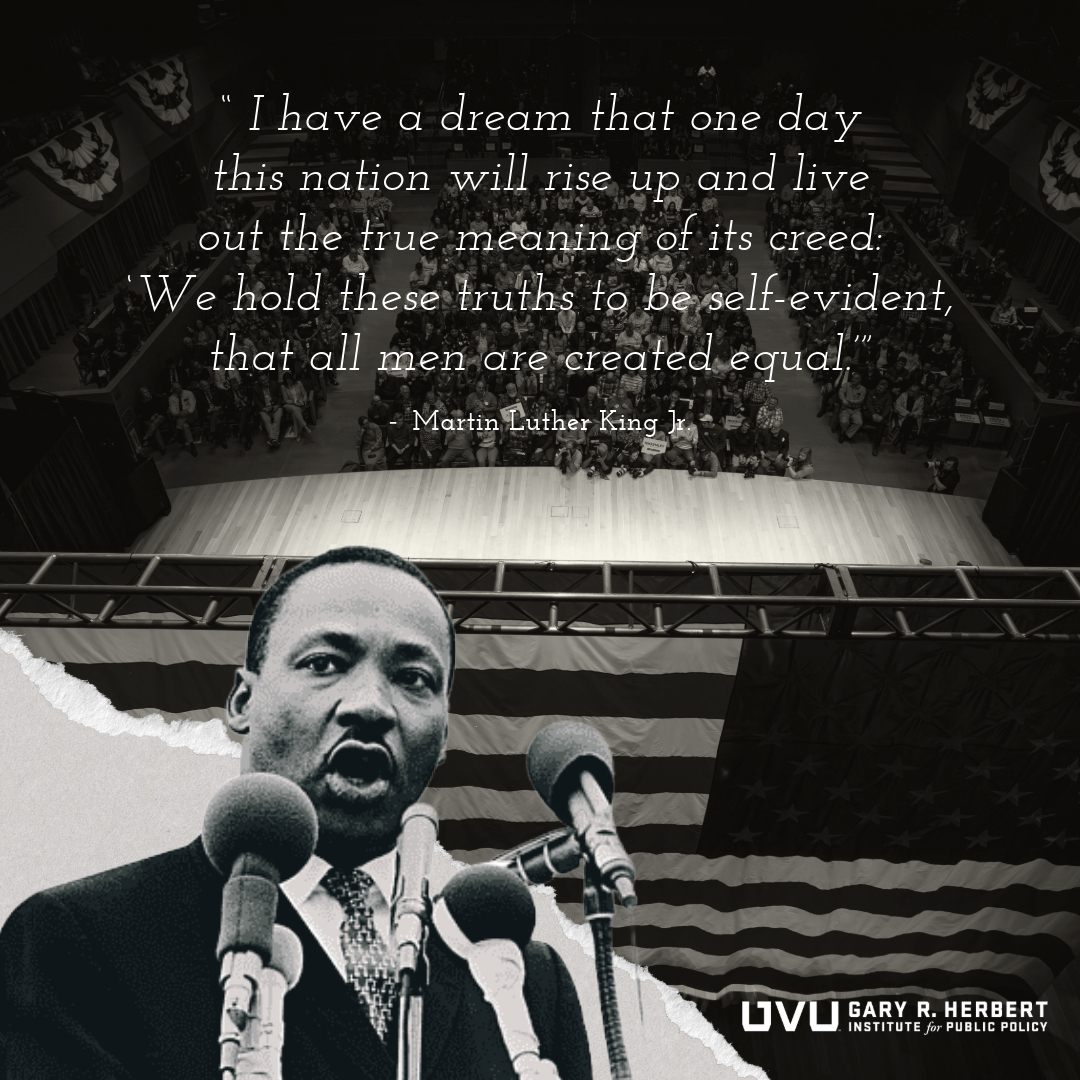 Today, we honor Dr. Martin Luther King Jr.'s legacy of leadership, justice, and service. His commitment to dialogue and civic engagement continues to inspire public policy efforts that promote equality and positive change.