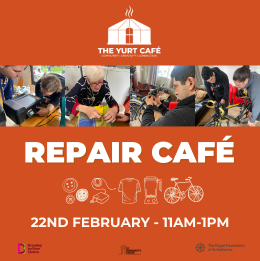 Dear Friends, we’re happy to announce our first Repair Café of 2025! 
See you on the 22nd February, from 11am to 1pm 🛠️