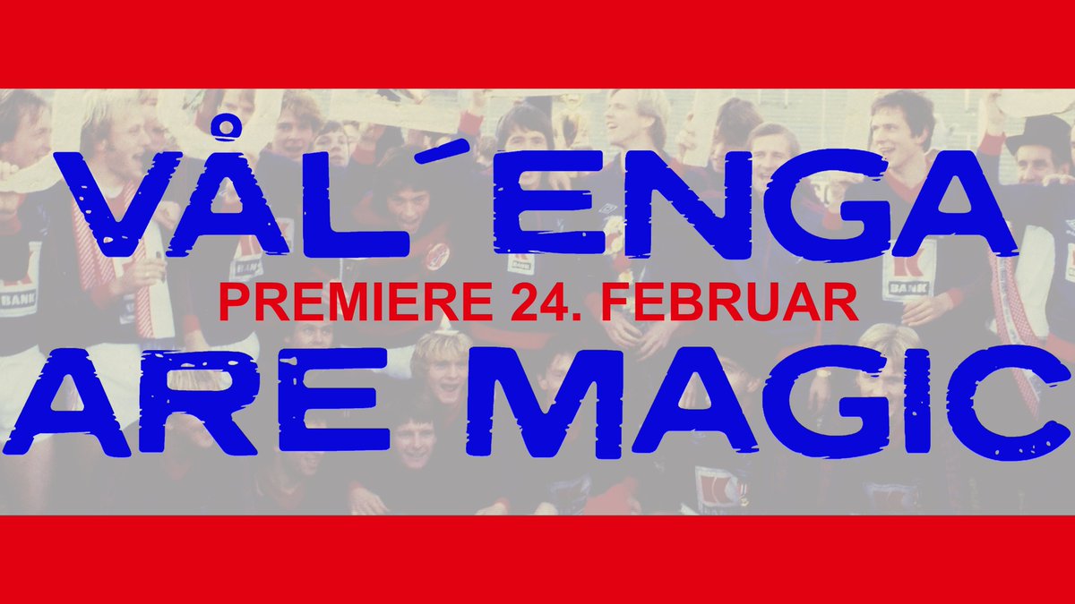 Da pokkala kom til Valle! <a href="/hanskalla/">Thomas Aune</a> og <a href="/aselliaas/">Andreas Selliaas</a> har i et halvt års tid jobbet med en dokumentar om Vålerengas storhetstid på 80-tallet. Om Tomat-Jørgen, tre serie- og et cupgull, men også om brente regnskapspapirer, bøter og utestengelser. Gratis visning på Carls 24.feb kl. 18