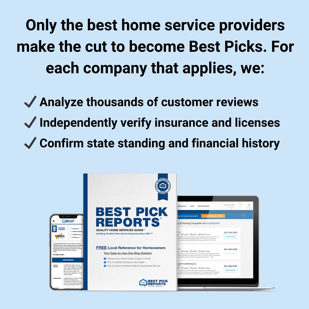 The Best Pick Reports vetting process is thorough, and only the best home service providers make the cut. 💪🏠 The result? A trusted resource that connects you with companies committed to exceptional service. Discover the difference: bestpickreports.pulse.ly/fe58jhb4fu