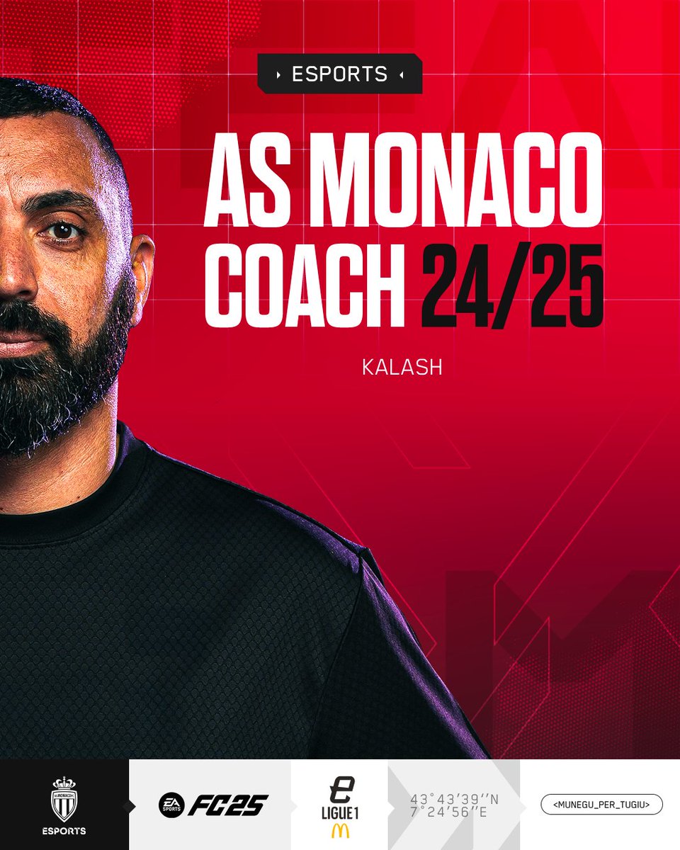 Il est temps de vous annoncer notre nouveau coach pour cette saison de <a href="/_eLigue1/">eLigue 1 McDonald’s</a> ⚔️

Bienvenue chez toi <a href="/BenKalash23/">Benoît "Kalash" Amédée</a> 👔🇲🇨

#eLigue1McDonalds