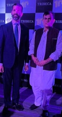 हार्दिक बधाई एवं शुभकामनाएँ मेरे मित्र <a href="/DonaldJTrumpJr/">Donald Trump Jr.</a> को उनके पिता <a href="/realDonaldTrump/">Donald J. Trump</a> को अमरीका के 47 वे राष्ट्रपति पद की शपत लेने पर। #DonaldTrump #DonaldTrump2025