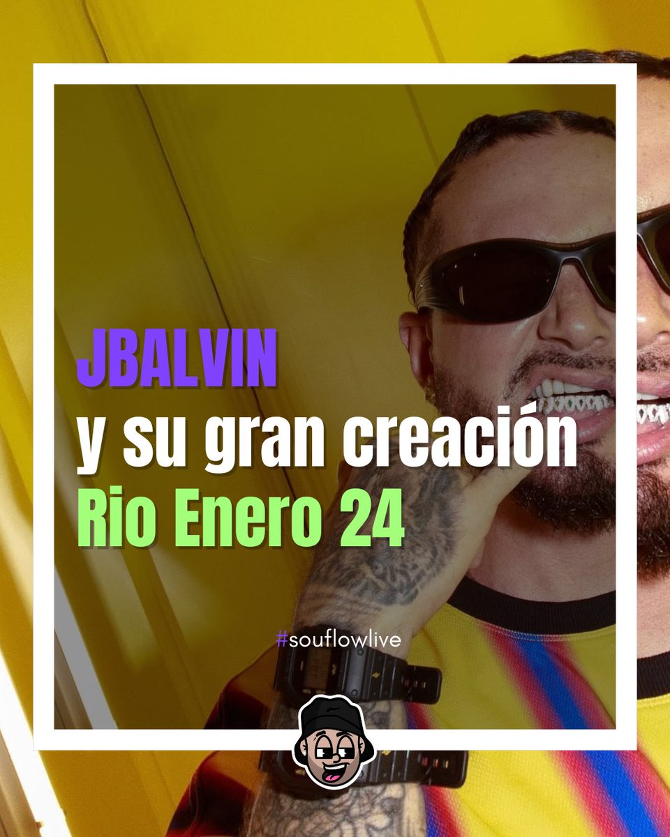 Souflowlive's tweet photo. J BALVIN vuelve al juego este 2025⚡️⚡️⚡️ https://t.co/Jor0pwRTZe