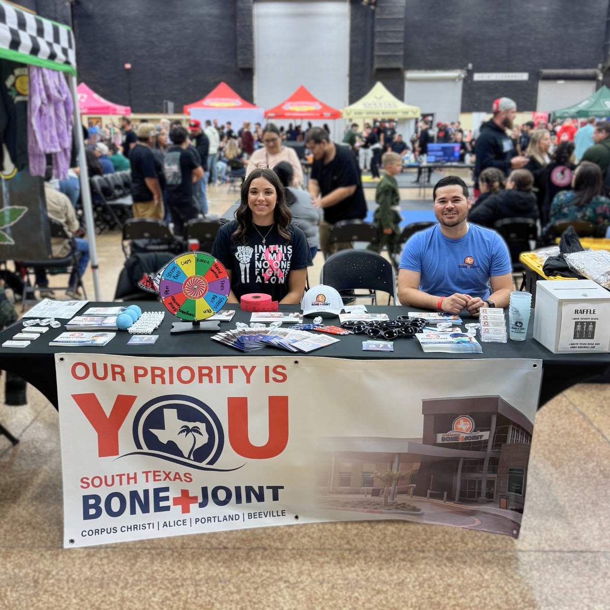 SthTXBoneJoint's tweet photo. Our Physical Therapy team had a great time this weekend representing South Texas Bone and Joint at the Fit Fest Health and Fitness Expo!! 👏💪💙🎉 https://t.co/IkJH0gpOvm