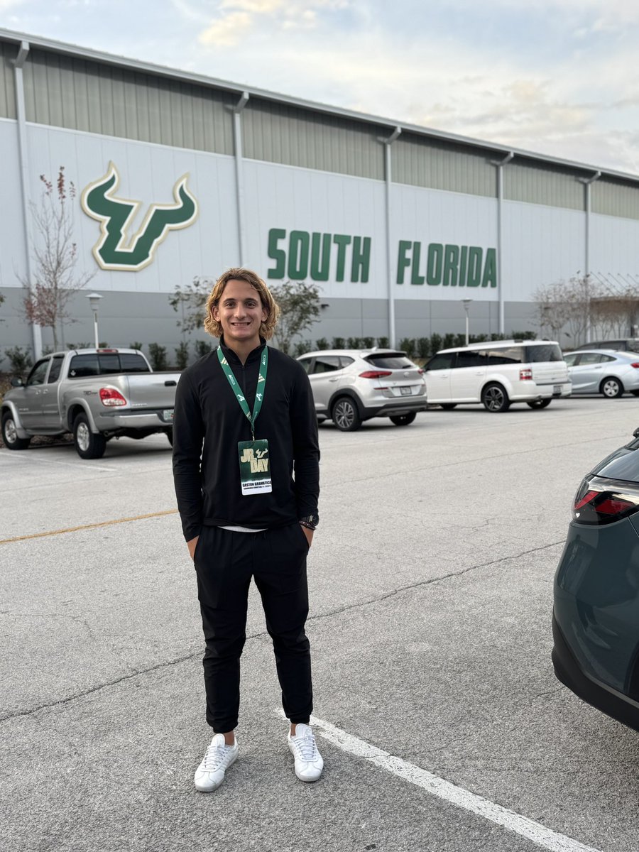 GastonGramatic's tweet image. Thank you @USFFootball for having me at Junior day. Had a great time looking at the facility. @CoachGolesh @ChadCreamer21 @CoachMajewski 
@MGramatica7 @Gramatica7 @nico_gramatica @CCSFootball813