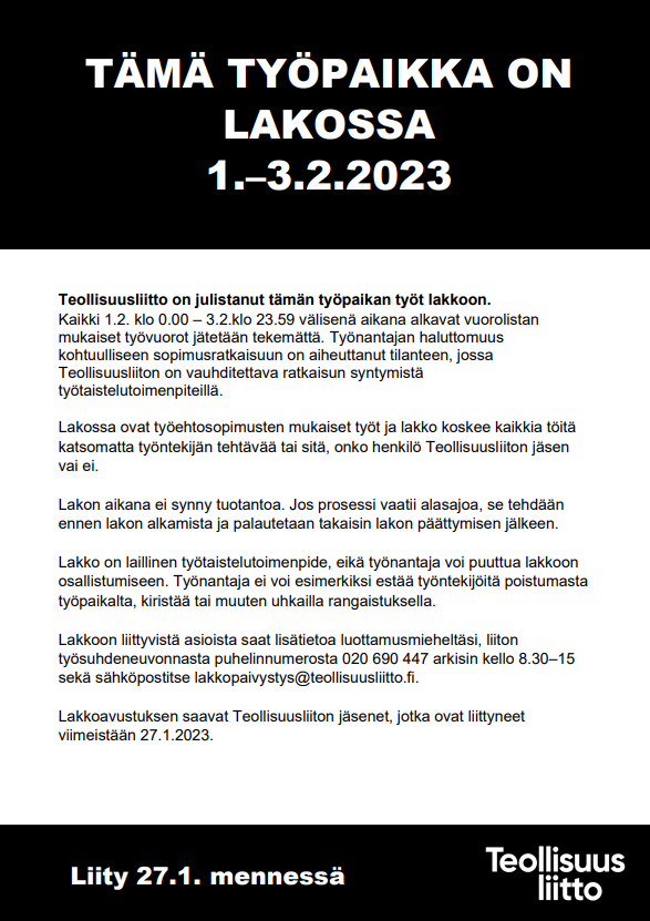 OttoMeri's tweet photo. Tämä tiedote on täynnä valheita ja väärää tietoa! Työt eivät ikinä mene lakkoon. Ainostaan ihmiset. Eikä kenenkään ole pakko mennä lakkoon. Ei liittoon kuulumattoman työntekijän eikä edes liiton jäsenen.

Miten te @finindustrial kehtaatte levittää tällaista roskaa? 

Hävetkää! https://t.co/jTapV0x6Zs