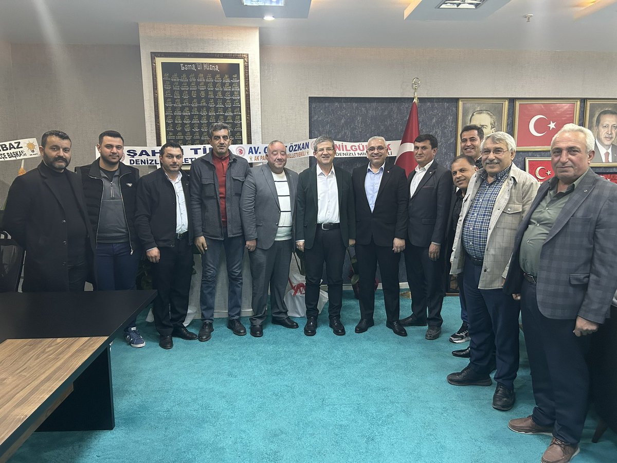Denizli Türkiye Kamu-Sen Şube Başkanı Sayın Emre Erdoğan ve yönetim kurulu üyeleri, AK Parti Denizli İl Başkanımız Sayın Muhammet Subaşıoğlu’nu ziyaret etti.

Ziyaretlerinden dolayı kendilerine teşekkür ediyoruz.