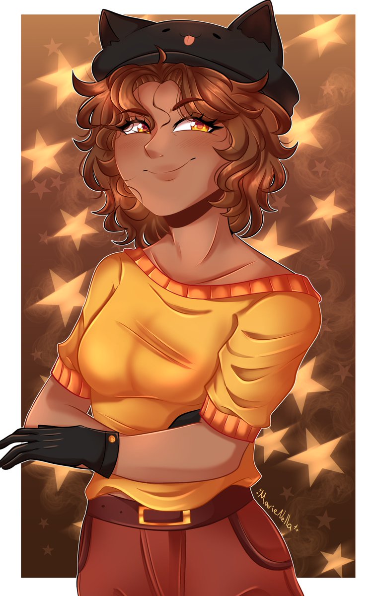 It's me -w-)~ ✨🌻

| #Commission | #myart |