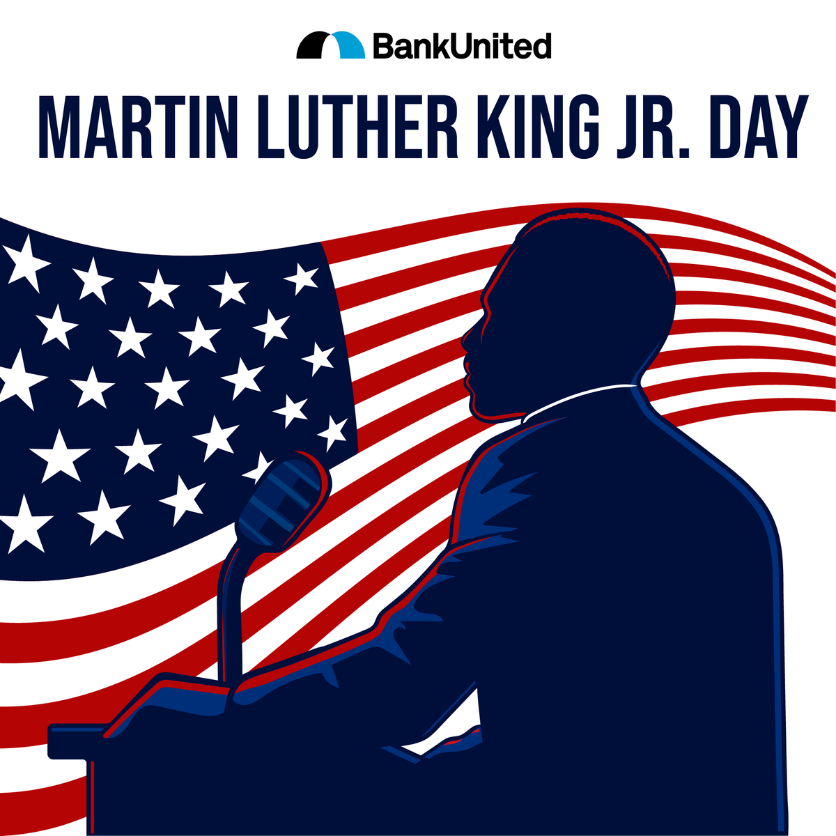 BankUnited's tweet image. 🇺🇸 Today we celebrate Martin Luther King Jr. Day! Our branches and offices are closed in recognition of this holiday. #MLKDay #GoForMore #BankUnited