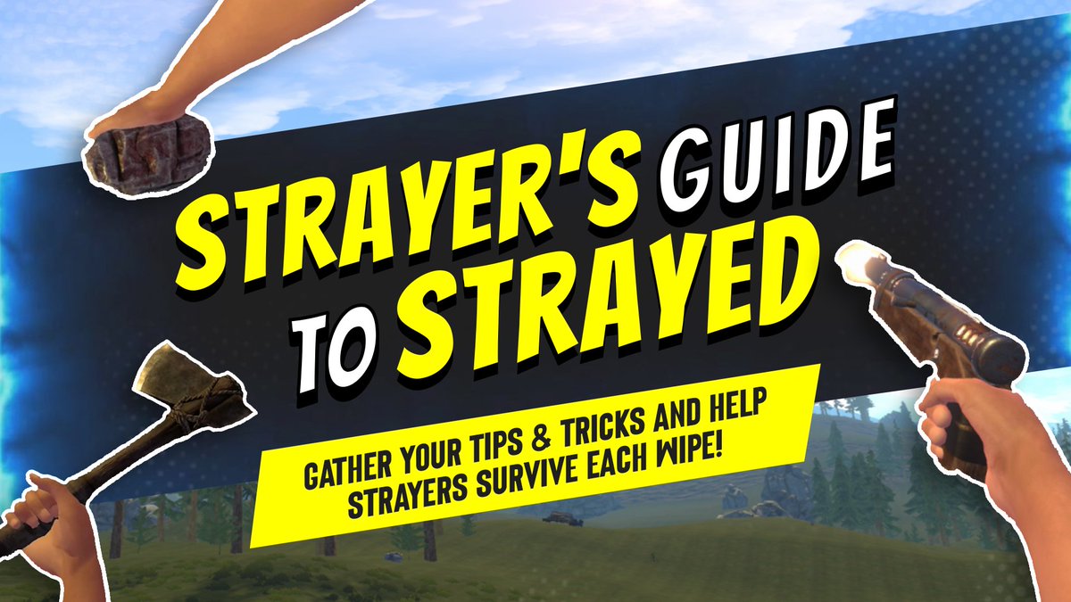 StrayedVR's tweet image. 📢 For Strayers, by #Strayers!

Are you skilled enough to start and end every wipe without hitches? Drop a tip or trick for beginners on #Discord!
🔗discord.gg/strayed

#strayedguide #pcvr #metaquest #event