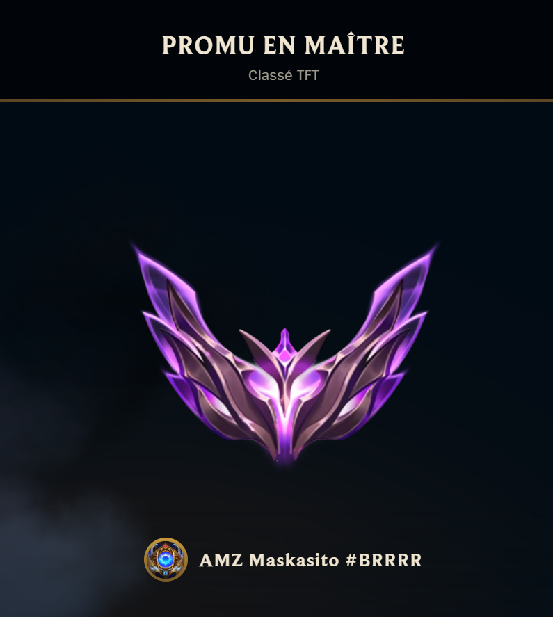 Vu que l'OTF commencera en Septembre je dois me préparer à ma future carrière .... OTF TFT j'arriiiiiiiiiiiiiiiiiiiiiiiiiiiiiiiiiiiiiiiiiive