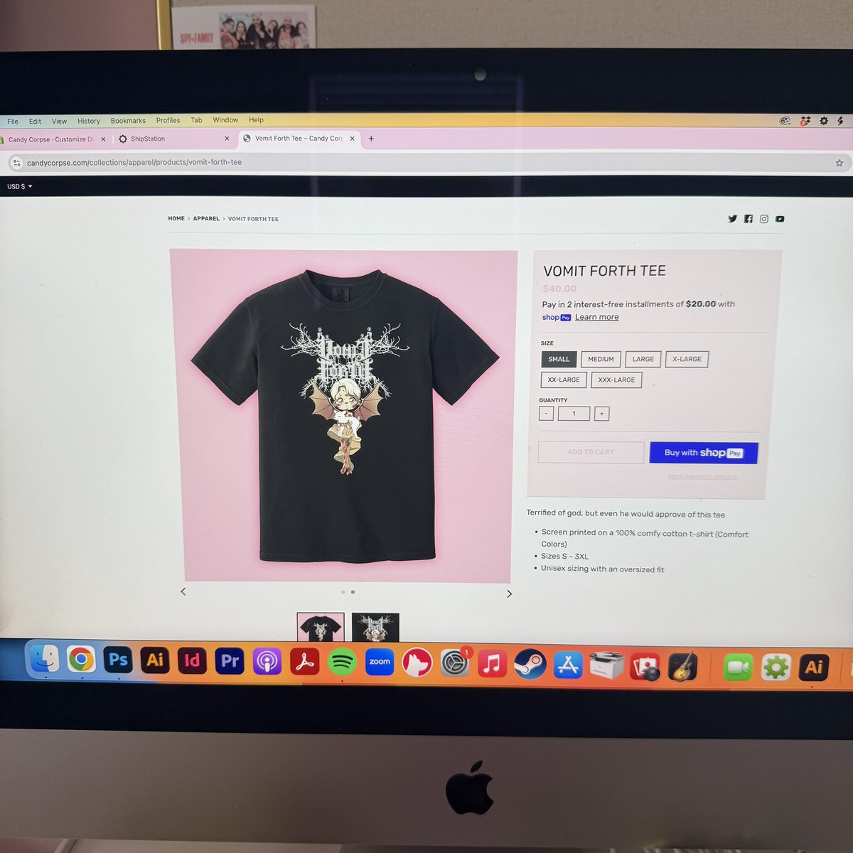 candycorpse's tweet photo. Vomit Forth preorders come down Friday night. Expected to ship mid February! Get this cutie while ya can!!! @VomitForth 
#deathmetal #vomitforth https://t.co/e3BoY799TQ