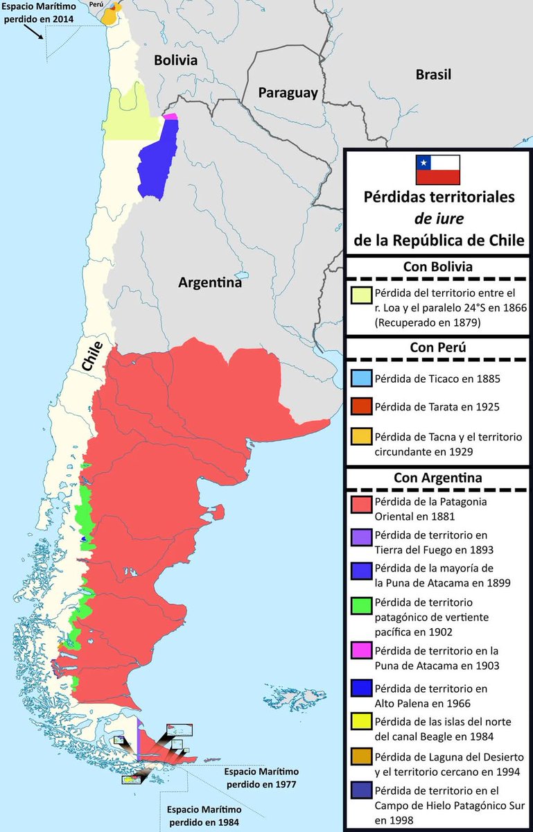 indepChile2021's tweet photo. RT | ¿Por qué los chilenos nunca reclamamos los vastos territorios que hemos perdido? https://t.co/ywex7ODB4t