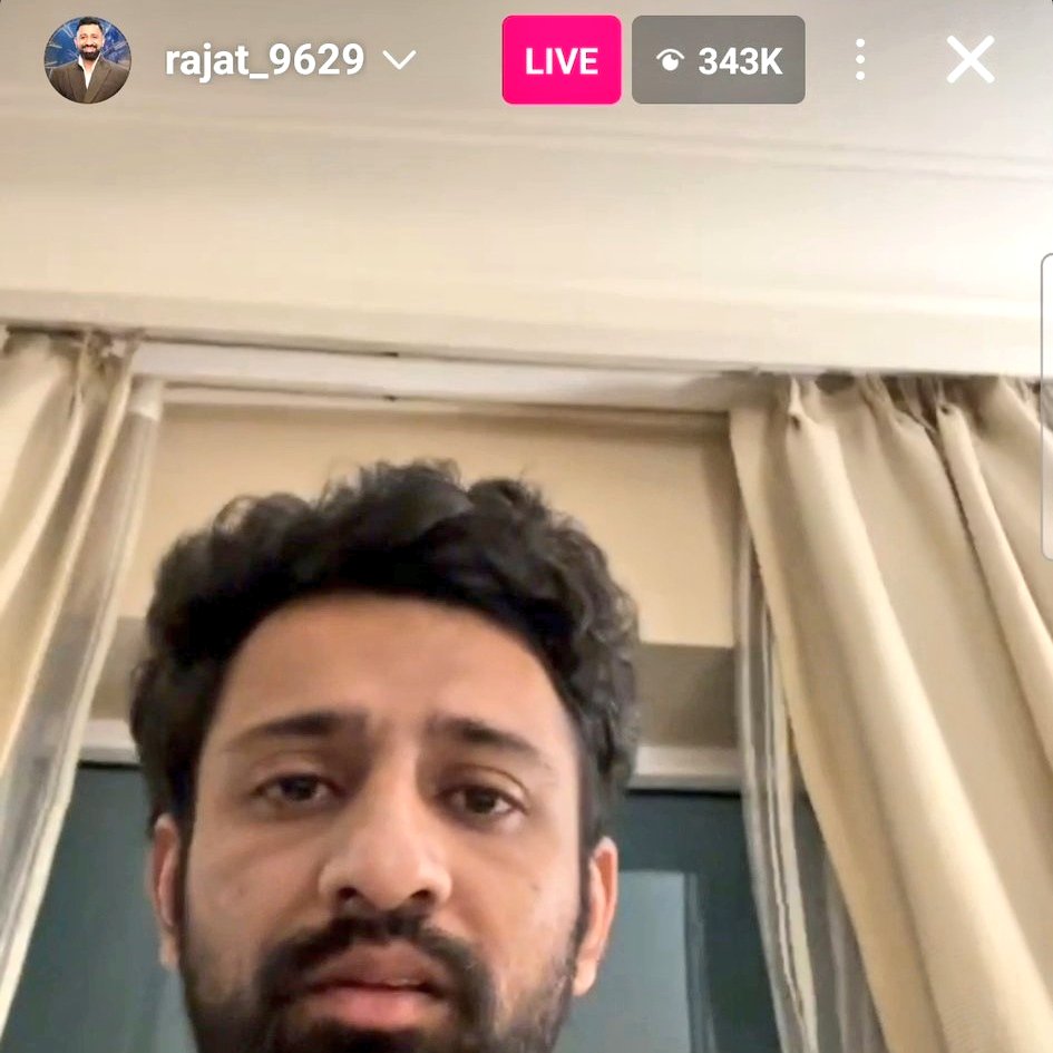 _The__Hawk_'s tweet photo. Believe me bro ye insaan voting se no.3 aaya hai jiska insta live 343000 🧐 log dekh rahe hai ! 

#RajatDalal #BigBoss18 #Scriptedbiggboss @JioCinema https://t.co/N7BqErCNS1