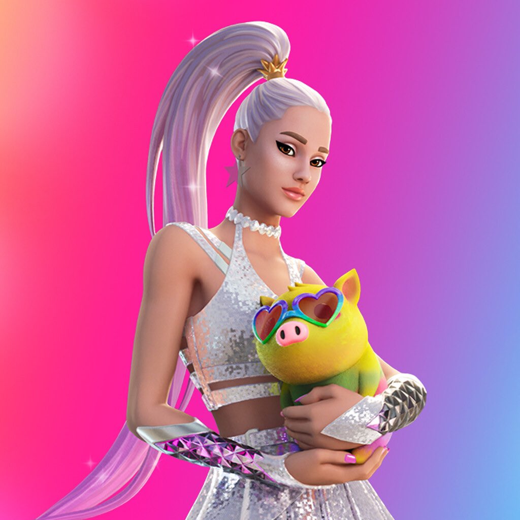 BuzzingPop's tweet image. Chappell Roan reveals she does shrooms while playing Fortnite using Ariana Grande skin. 🕹️
