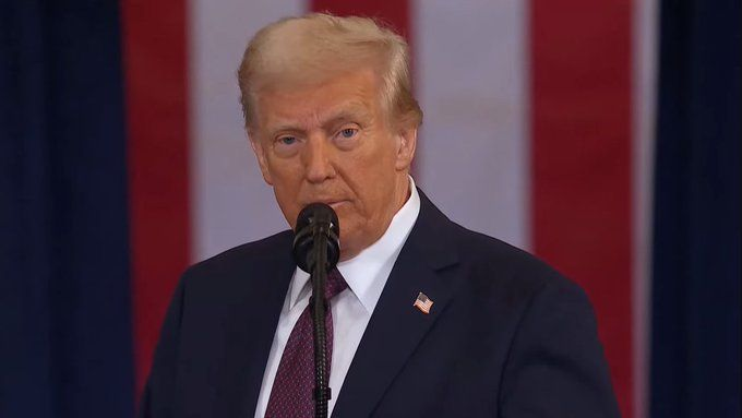 "We will not forget our god", says Trump moments after he became the first President in a century to forget to put his hand over the bible while being sworn-in.
