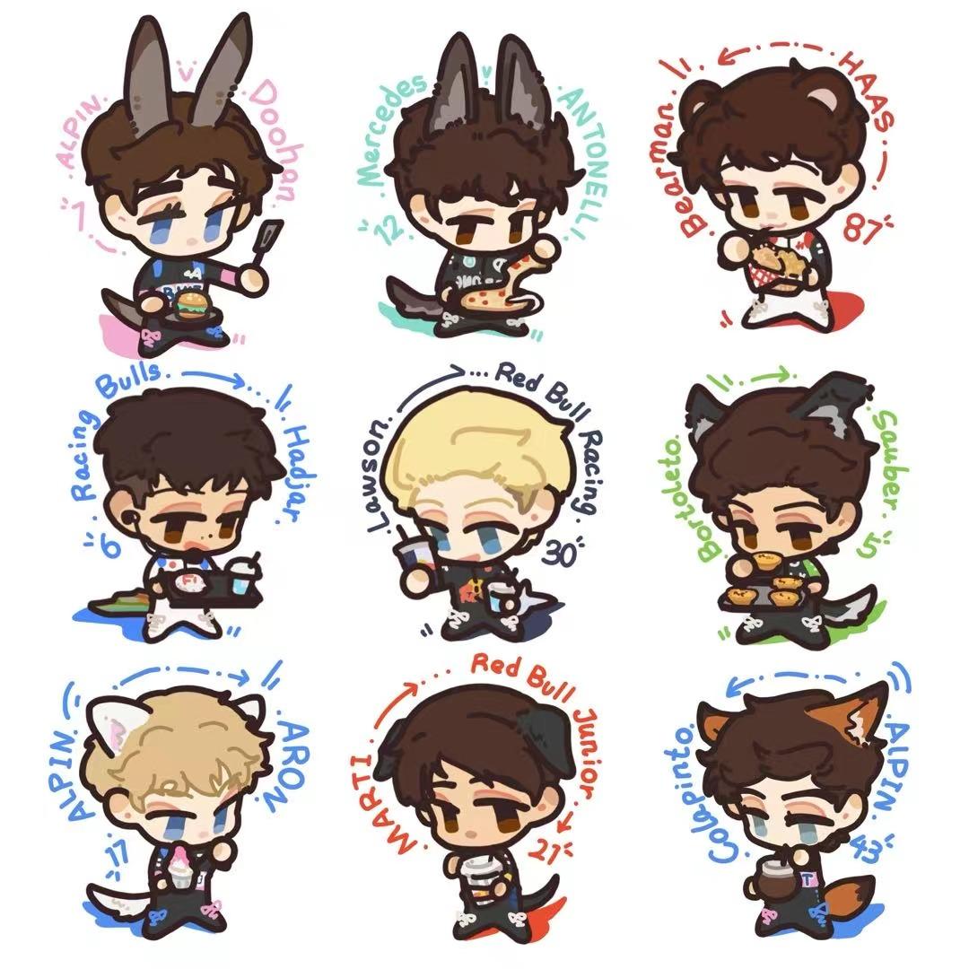Fourfour_days's tweet image. rookies +kids!!
请吃小孩们……没有小孩们世界就转不起来了!!!
谜一样的快餐店但是有马黛茶(?不知道为什么反正我说有)
#f1fanart #jackdoohan #bearman #kimiantonelli #hadjar #liamlawson #gabrielbortoleto #paularon #pepemartí #francocolapinto