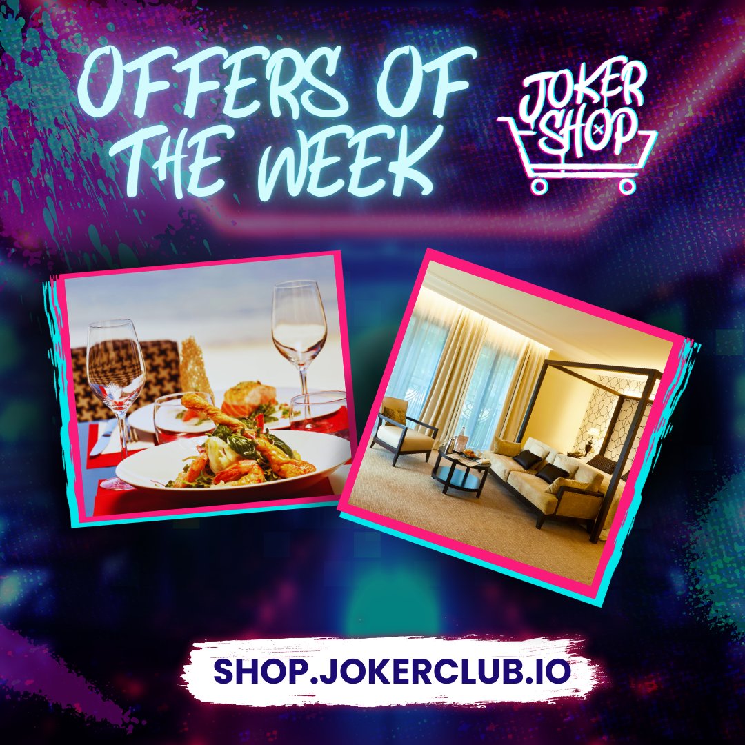 JokerClubSpirit's tweet image. 🚨 OFFERS OF THE WEEK 🚨

🃏Joker Holders, your new advantages are coming on the JOKER SHOP : 
- 50€ Meal at Partouche Casinos Restaurant 
- 20% OFF 💸 on Partouche Hotel Night

Who will grab it first ?👀
➡️jokerclub.io ❤️‍🔥

#NFTUtility #Web3