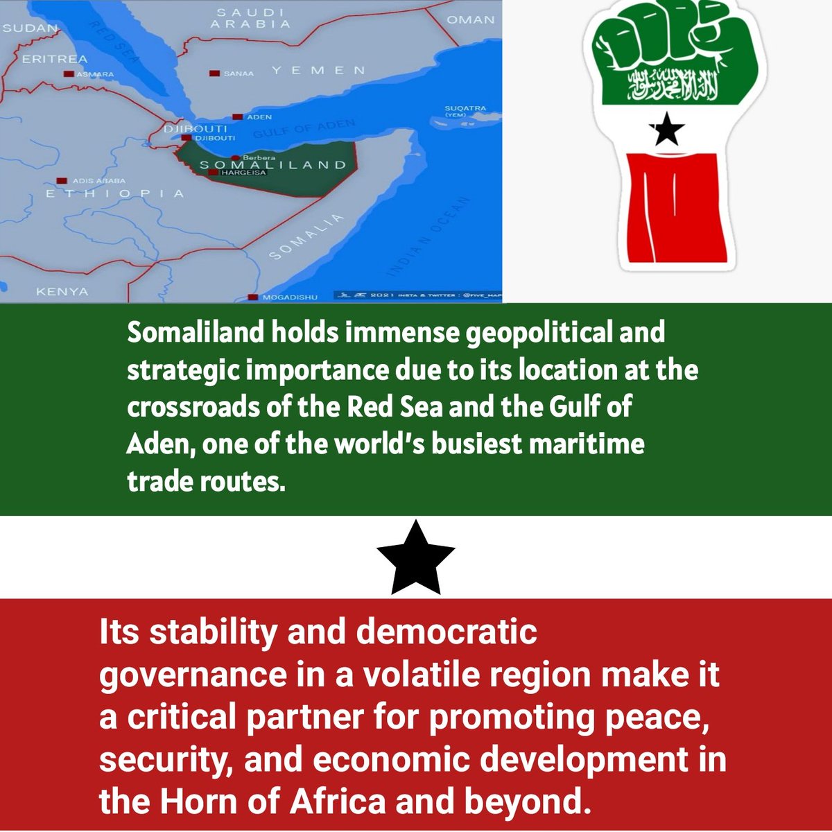 The Republic of Somaliland stands as a beacon of hope in a region often marred by instability. It rightfully deserved global recognition!