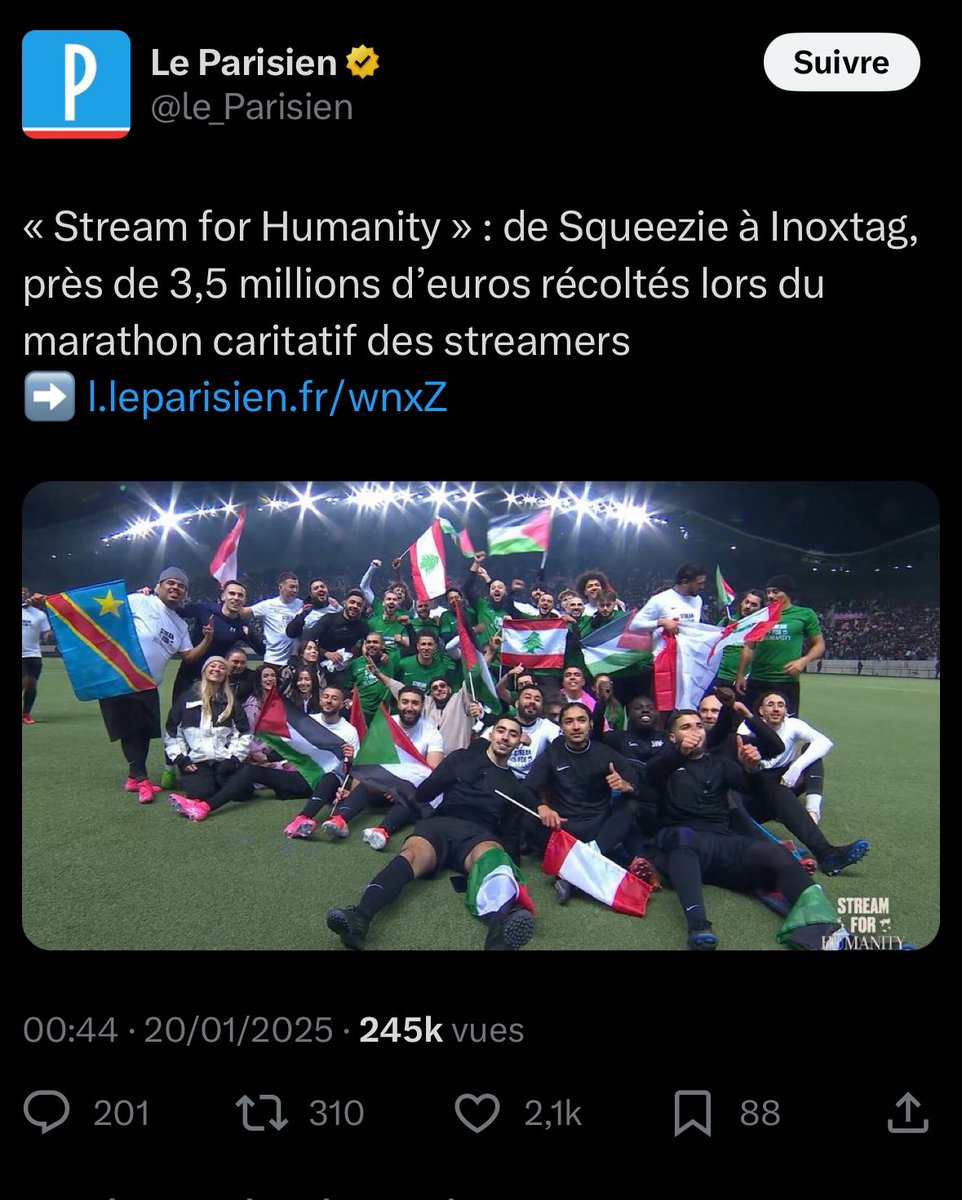 Le nom d’Amine à chaque fois évité alors qu’il a été à l’initiative du projet 

Le racisme est totalement décomplexé