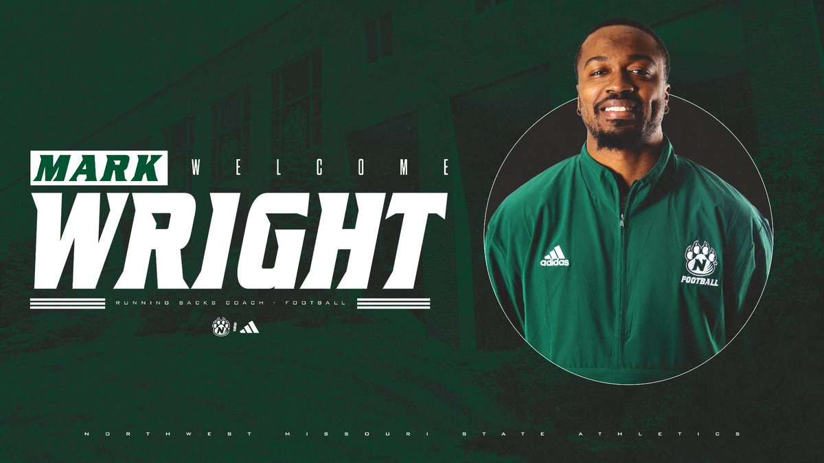 Northwest Athletics (@bearcatsports) on Twitter photo Northwest Missouri State University head football coach John McMenamin has announced the addition of Mark Wright to his coaching staff.
Wright will serve as the running backs coach for the <a href="/NWBearcat_FB/">Northwest Football</a> team.
bit.ly/40Gs15s
#OABAAB Northwest Missouri State University head football coach John McMenamin has announced the addition of Mark Wright to his coaching staff.
Wright will serve as the running backs coach for the <a href="/NWBearcat_FB/">Northwest Football</a> team.
bit.ly/40Gs15s
#OABAAB