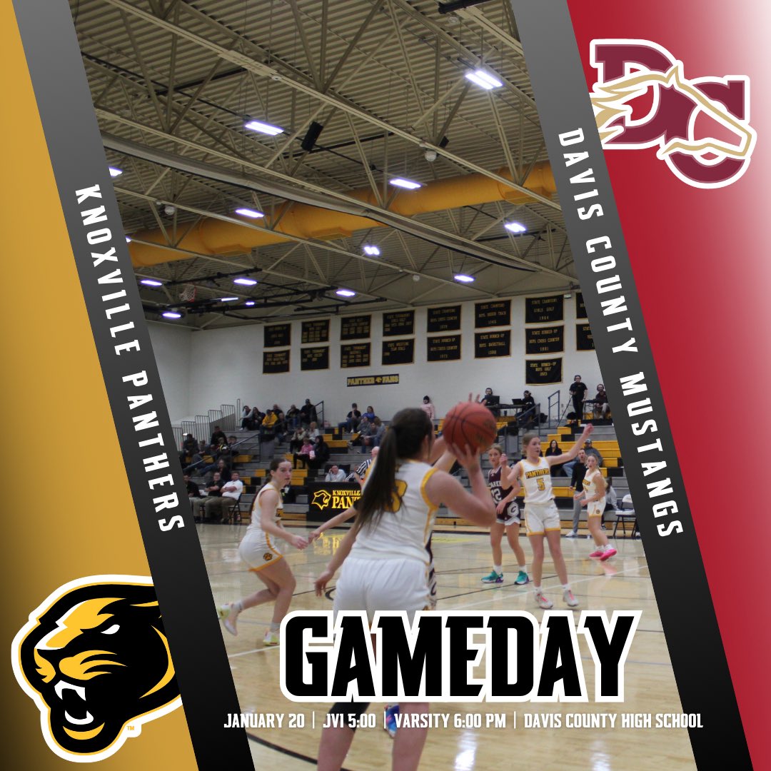 Gameday once again! We travel to Davis County to take on the Mustangs! Varsity tip is at 5:45!