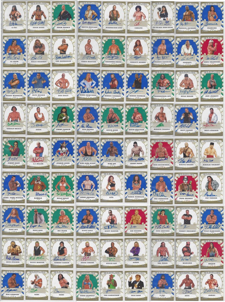 card_guide's tweet photo. I have always been a big fan of Leaf wrestling product, especially their dedicated sets. Their 2016 Signature Series is an especially good one. https://t.co/yzm2J0GLyj