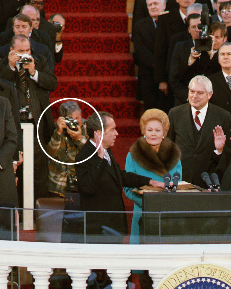 Thinking of Cecil Stoughton and his $19.95 plaid coat on this Inauguration Day. Photos by Oliver Atkins...