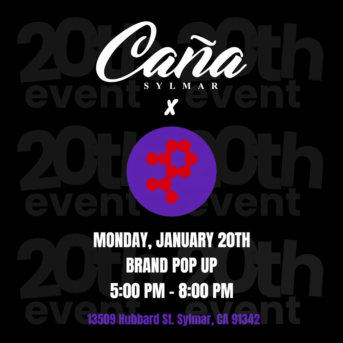 CanaSylmar_'s tweet image. #CanaSylmar x #THCDesign 

Cana Sylmar’s 20th Event - Today! 

Don’t miss out on Goodie Bags, BoGo Deals, Raffle, Giveaways &amp;amp; More 🛍️

🕐 8:00 AM - 10:00 PM
☎️ 818.384.2522
📍 13509 Hubbard St. Sylmar, CA 91342