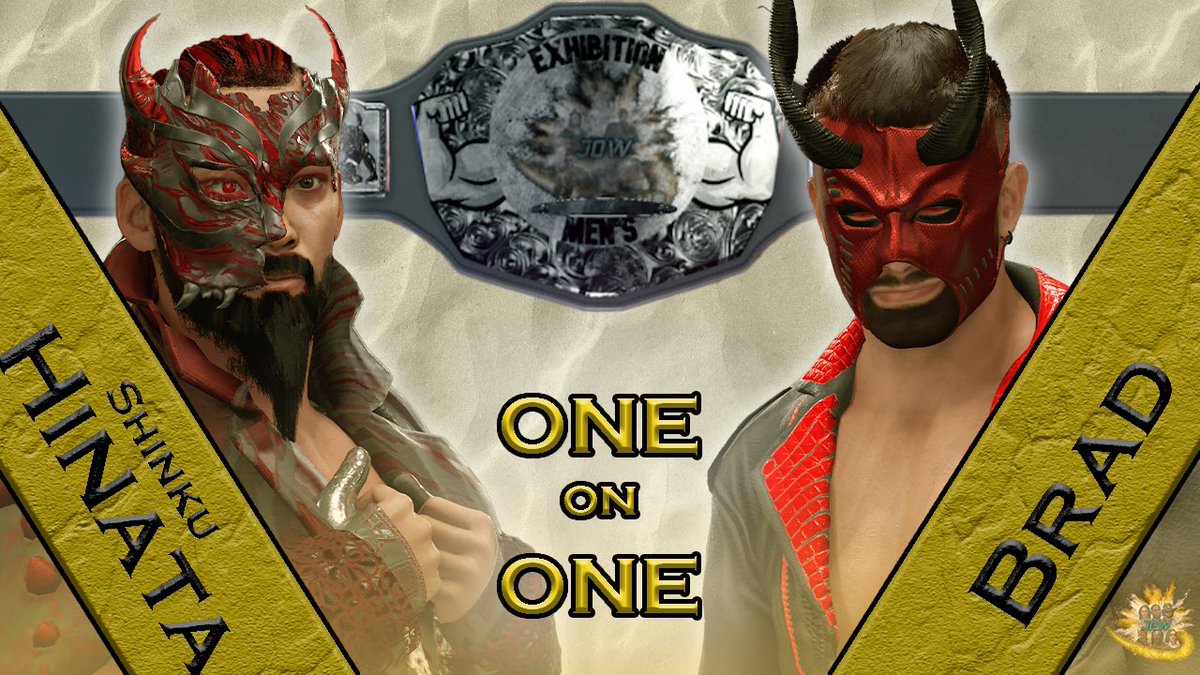 SINGLES:

Shinku Hinata (<a href="/HinataShinku/">丂丨几卂ㄒ卂</a>) w/ 2/2/0 (<a href="/FerrymanTB/">Taylon Blackveil</a> @MisterBlade_APW) vs Brad (<a href="/realRydie101/">The Beast king Brad</a>) JOW Exhibition Championship

Brad won this second chance at Hinata in the Stocking Stuffer Battle Royal.  Can he use this gift to become Exhibition Champion for the first time?