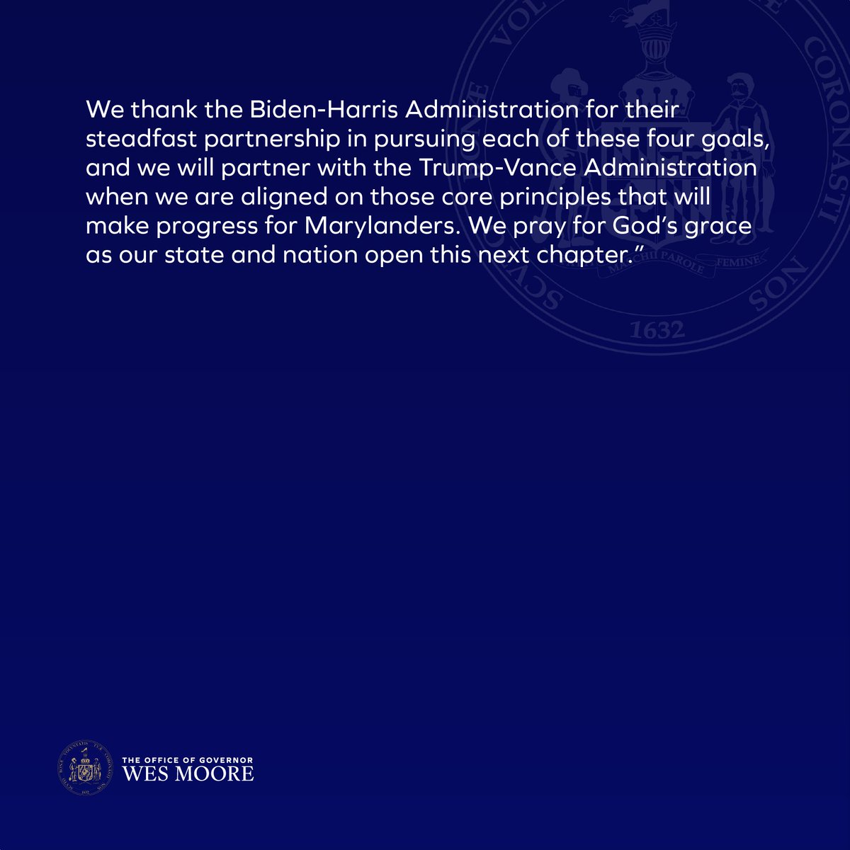 My statement on the Inauguration of President Trump: