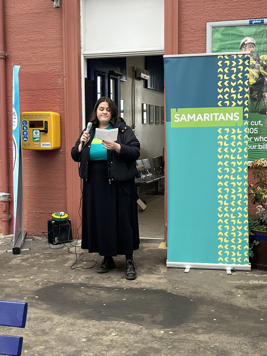 msmagsmclean's tweet image. Was a fantastic turn out today from many support services. Thankyou all for coming along to Kilmarnock train station and supporting #BrewMonday @eahscp @SuicidePrevScot #creatinghopetogether #suicideprevention