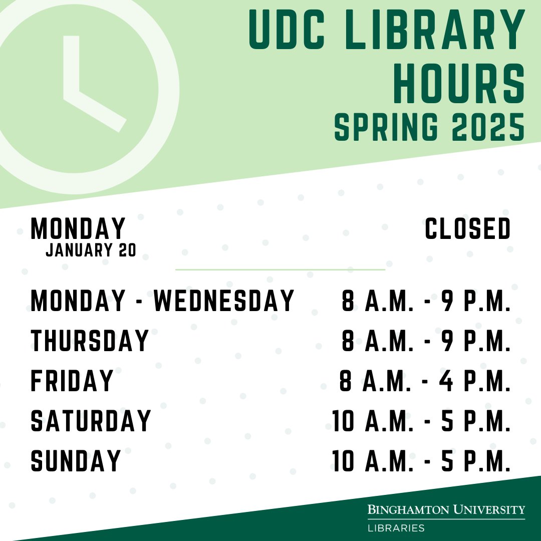 Binghamton University Libraries tweet media