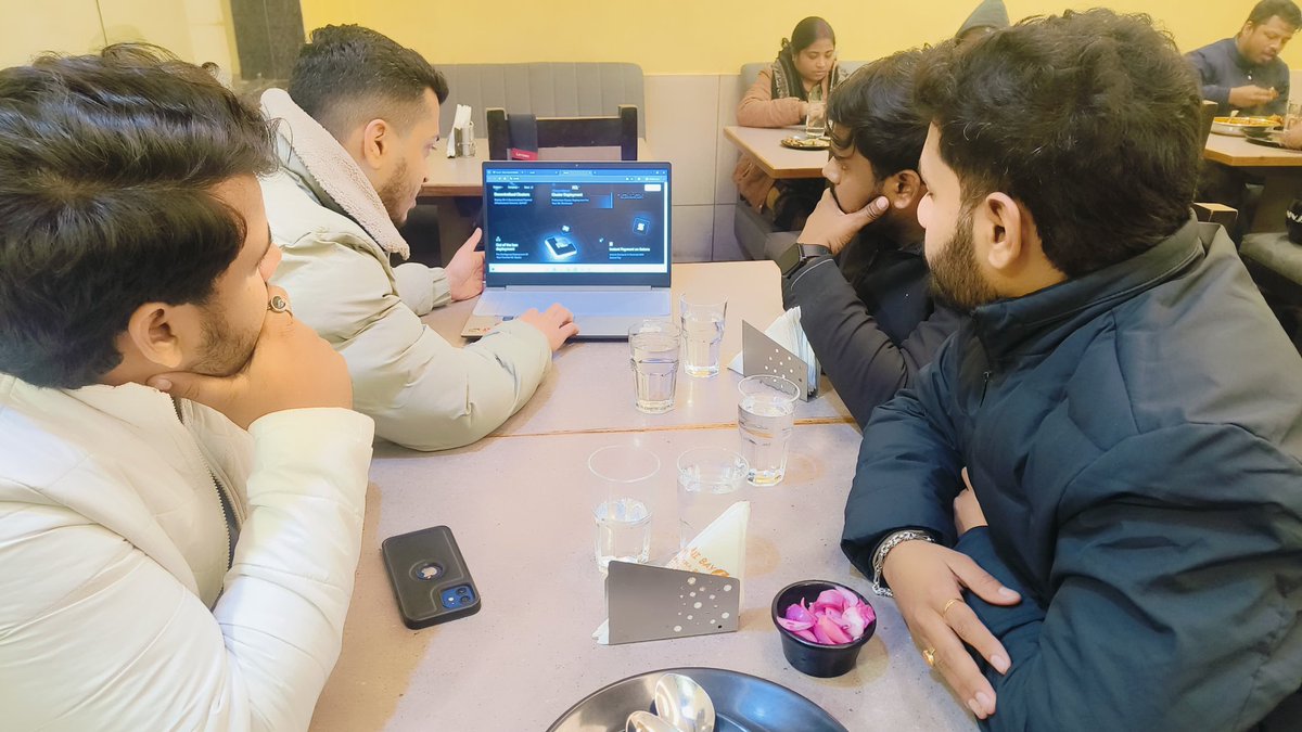 RohanAstronaut's tweet photo. "Successful Event by Me and @ionet , for networking and knowledge" .
followed by a productive dinner.
Great to connect with like-minded professionals!
#IOnauts #IO #IOnet #IoNet https://t.co/qQGkdq5jzI