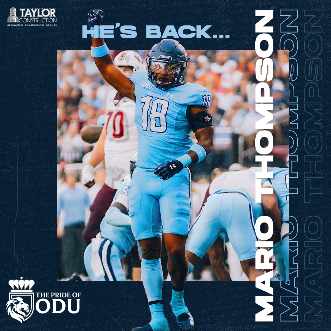 The Pride of ODU (@prideofodunil) on Twitter photo The Pride of ODU is excited to announce that <a href="/mariothompson3_/">Mario Thompson Jr</a> is back for 2025!
Support the Pride of ODU Today at theprideofodu.com
<a href="/ODUMonarchists/">ODU Monarchists 🎙️</a> The Pride of ODU is excited to announce that <a href="/mariothompson3_/">Mario Thompson Jr</a> is back for 2025!
Support the Pride of ODU Today at theprideofodu.com
<a href="/ODUMonarchists/">ODU Monarchists 🎙️</a>