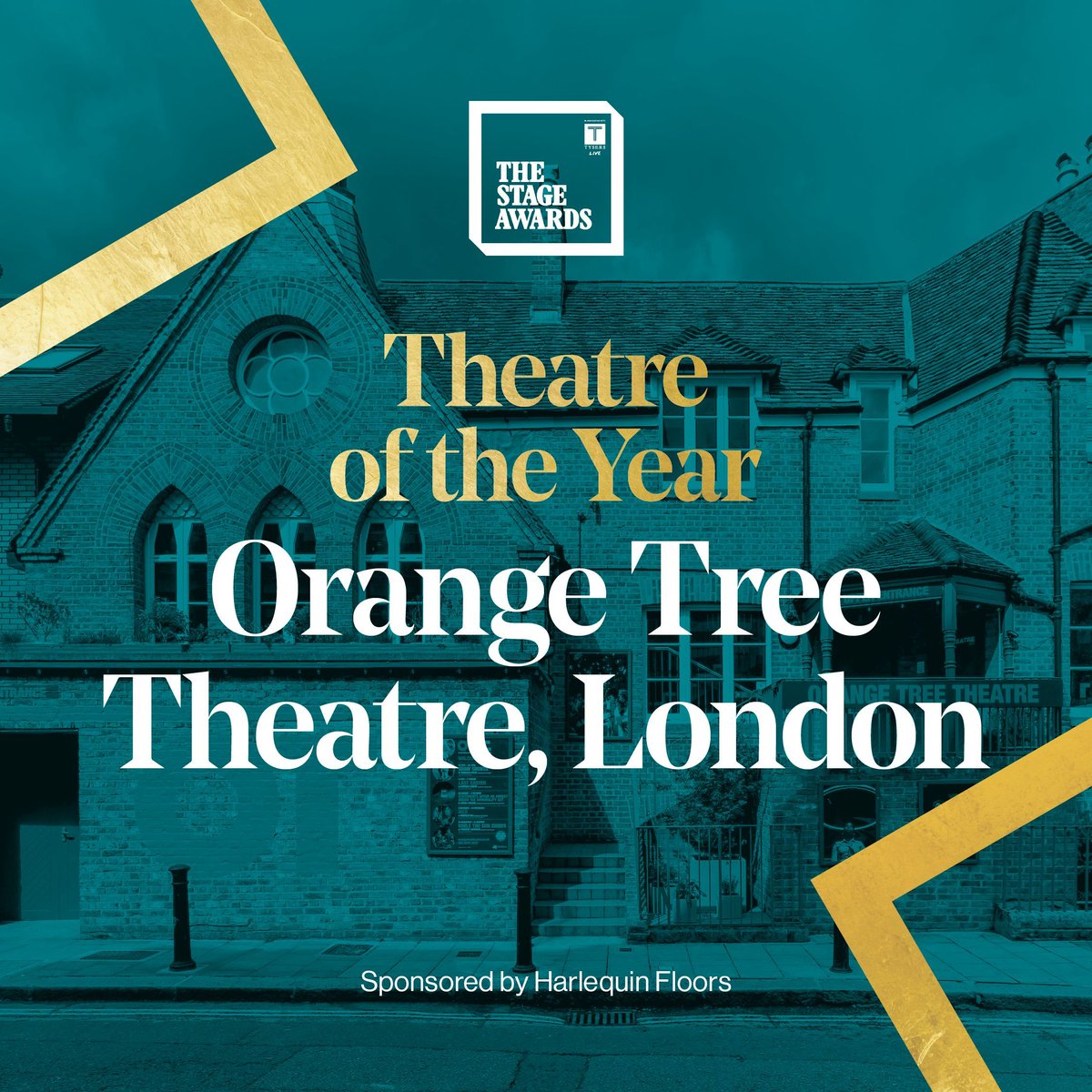 Congratulations to our second brilliant winner of the Theatre of the Year Award sponsored by <a href="/HarlequinFloors/">Harlequin Floors</a> — <a href="/OrangeTreeThtr/">Orange Tree Theatre</a> ⭐

#TheStageAwards are presented in association with Tysers Live