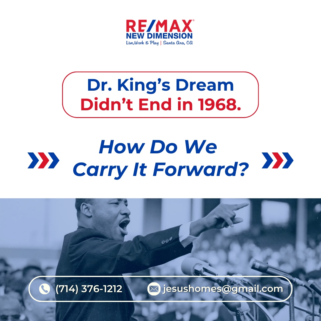 4JesusMorales's tweet image. Equal housing began with a dream. 🌟 

On #MLKDay2025, we honor Dr. King’s fight for justice and the Fair Housing Act, which shaped opportunities for all.

📩 DM me to find yours!

#FairHousingMatters #JesusMoralesRealtor #EqualOpportunityHousing #SoCalHomes #FairHousingAct