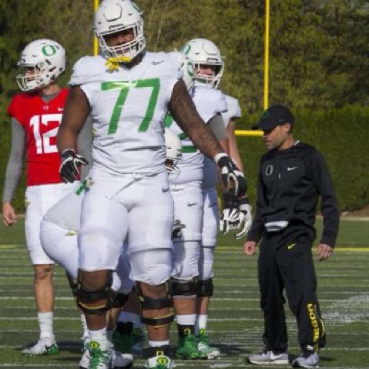 Anytime someone insists a coach has to have “played or done it themselves,” to be effective

Just remember this is/was Oregon’s offensive line coach

&amp; he was extremely impressive with a great resume