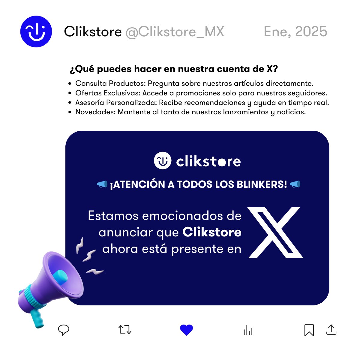 Clikstore tweet media