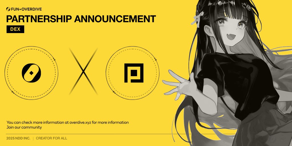 dallorvilla's tweet photo. PARTNERSHIP ANNOUNCEMENT

We are pleased to announce our partnership with PiperX @PiperxProtocol , the first DEX  offers the best liquidity via standard and concentrated liquidity on STORY L1. As the DEX that will be listed upon graduation of our Story L1 A.i Agent Bonding Curve It will develop into a partnership close to the huge IP ecosystem that will be created in the future.